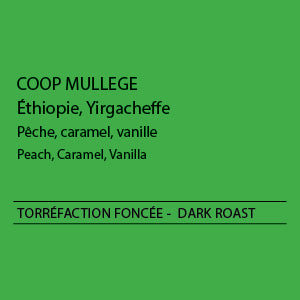 Éthiopien torrefaction foncée - dark roast